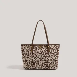 Evening Bags Designer Bag S-grade 2024 Leopard Handbag For Women Party Student's School Shoulder Totes Large Capacity