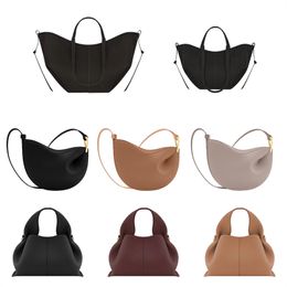 Top Quality Purse Cyme Black Designer Womens the Tote Bag Handbag Leather Cross Body Shoulder Bag Mens Clutch Pochette 2size Shopper Travel Fashion Bags