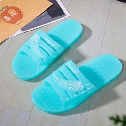 Slippers Q315 Summer Crystal Transparent Plastic Home Women's Jelly Bathroom Bath Room Non -slip Sand Whol