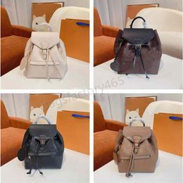 Top designer Ladies Bag Men Women Leather Backpack Style Floral Print Artwork Casual Shoulder bag Classic Outdoor Handbag Party Sc287z