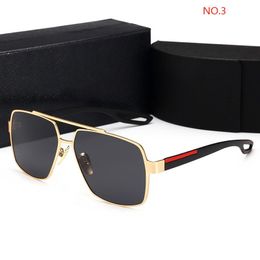 Fashion Retro Polarised Luxury Sunglasses Rimless Gold Plated Square Frame Eyewear for Man Woman