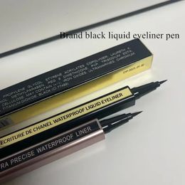 2pcslot Brand Waterproof Makeup Black Liquid Eyeliner y240321