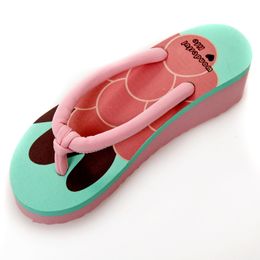 Summer Fruit Slipper Cartoon Cute Home Candy Series Flat Bottom Clamping Cartoon Slippers woman