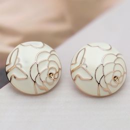 Moda Tasarım Yuvarlak Düğmesi 18mm Beyaz Alaşımlı Rhinestone Kristal Dekoratif Metal Düğmeler DIY Carft Malzemeleri