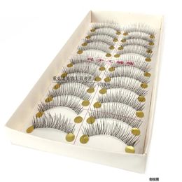 10Pairs Makeup Handmade Natural Fashion Long False Eyelashes Eye Lashes 240222