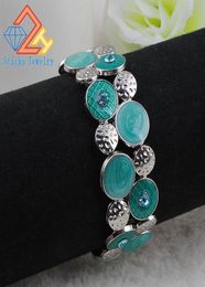 Europe Environmental Protection Zinc Alloy Jewellery Whole Drop of Oil Bracelet Stretch Bracelet6127499