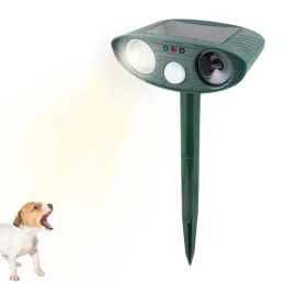 Equipment Outdoors Upgrade Ultrasonic Solar Power Rechargeable Garden Repellers Pet Dog Cat Deterants For Animal Dog Squirrel Deer Raccoon