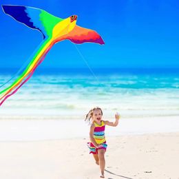 Strong Long Colourful TailHuge Beginner Phoenix Kites for Kids And Adults 74-Inch Come With String 240223