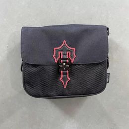 Shoulder Bags Trapstar London Women Men Zipper Casual Outdoor Oxford Cloth Hip Hop Fashion Harajuku College Style Messenger Bag357o