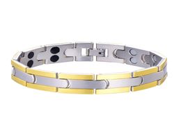 Fashion Women Men Link chain Bracelet Femme Magnetic Health Bangle Female Copper Jewellery high quality Whole4913021