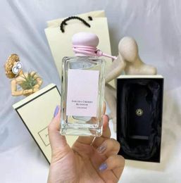 Stock Cologne Sakura Blossom Perfume Fragrance for Woman 100ml EDP Spray Parfum Designer Perfumes Long Pleasant Fragrances Wholesale Dropship5910717