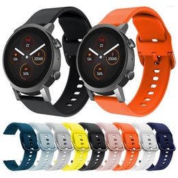 Watch Bands For TicWatch E3 Strap Wriststrap GTH Band 20mm Silicone Wristband Bracelet Watchband Replace Accessories
