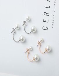 Fashion Size pearl earrings after hanging earrings female fashion temperament with earrings whole 6134242