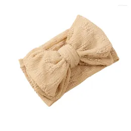 Hair Accessories Baby Headbands Embroidery Bowknot Elastic Soft Born For Girl Children Turban Infant Kids