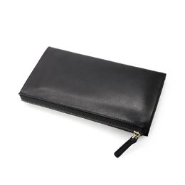 2019 leather short men wallet with box classic letter canvas purses Original Box Women Classic Zip Bag305b