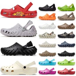 2024 Crocs Classic Clog crac Pollex crocs Lightning McQueen designer sandals sandal kids children sandale buckle  flat low famous car loafers slippers rubber crocc 【code ：L】