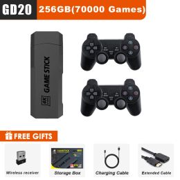 Consoles BOYHOM GD20 Game Console 4K 60fps HDMI Low Latency Output GD10 Ultra GD20 TV Game Stick Portable Retro Console Builtin 70K Game