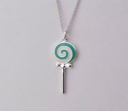 ROBOL Lollipop Necklace Pendant Accessories Necklaces For Women 925 Sterling Silver Necklaces Pendants Colar Scarf Chain9005927