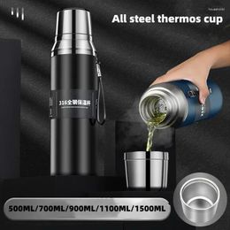 Water Bottles Large Capacity 316 Stainless Steel Thermos Cup Portable Flask Outdoor Coffee Bottle Vacuum Tumbler Insulated