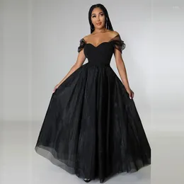 Skirts KEXU High Waist Big Swing Ball Gown Floor Length Tunic Maxi Long Skirt 2024 Party Prom Women Elegant Mesh