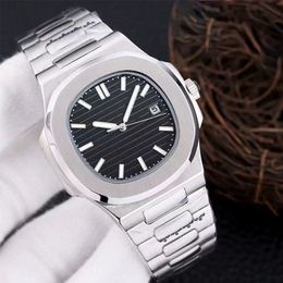 w1_shop Classic watch Male Transparent Back Engraved Automatic Mechanical Calendar Stainless Steel Luminous Waterproof Luxury Brand Mens Watches
