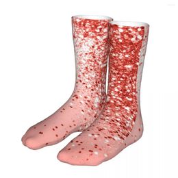 Men's Socks Fashion Male Mens Women Casual Sparkling Living Coral Lady Glitter Nodic Skateboard Spring Summer Autumn