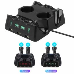 Stands 4 in 1 Controller Charging Dock Stand for Nintend Switch Pro For Joy con Charger Charging Station for PS4/PS4 VR