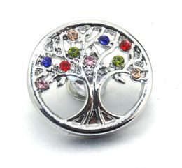 New Arrival Tree of Life 1820mm Metal Snap Jewellery Snap Button fit Ginger Snap Bracelets Bangles Women snaps Jewellery 0611125868899