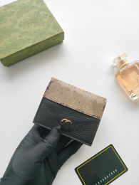 Luxury designer Bag Mamun series canvas splicing small card bag Fashion change clip Mini 658610