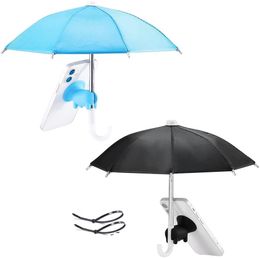 Mini Umbrella, Navigation Shading Umbrella for Mobile Phone for Bike Riding, Cell Phone Stands Automobile Accessories