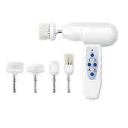 Devices 5 in 1 Electric Rotary Washing Cleansing Face Brushes Massage Body Facial Dead Skin Cuticle Cleanser Home Beauty Spa Care Device