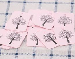 Whole 1000pcslot Mini Hang Tags Cute Girl Paper Tags Christmas Birthday Paper Gift Tags Labels Hanging Cards Xmas Tree1493898
