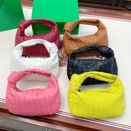 Luxurys handbag Jodie Clutch Designer bag Real Leather weave purse fashion small the tote Shoulder bags Womens mens pochette armpit crossbody Lady top handle 10A bag