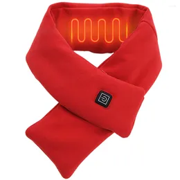 Carpets Warm Heated Scarf USB Charging Electric Heating Cold-Proof Thermal Neck Wrap Warmer Washable For Climbing Hiking Cycling