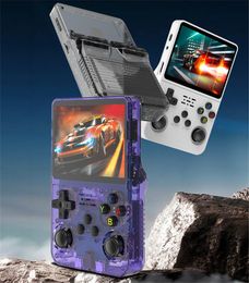 Console di gioco R36S Schermo HD Lettore di gioco portatile da 3,5 pollici Doppio joystick 3D Musica per FC SF NES GBA MD PS1 Arcade 11 Simulatori PK Gaming