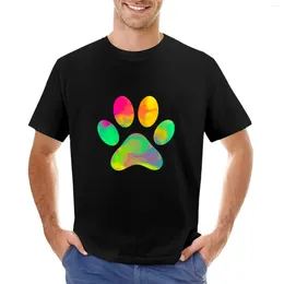 Men's Tank Tops Tie Dye Love Dog Print Animal Lover T-Shirt Funny T Shirt Shirts For Men Cotton
