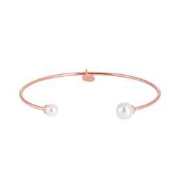 10pcset Fashion elegant glossy rose gold open beaded bracelet for women pearl bracelet trend jewelry3024773