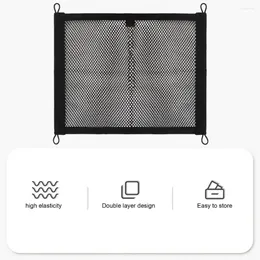 Car Organiser Durable Storage Net Universal Suv Truck Cargo With Capacity Elastic Mesh Bag Accessories For Auto