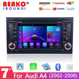 7-Inch CarPlay Car Navigation Screen Suitable for Audi A40208Car Central Control Android Player