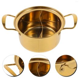 Double Boilers Small Cooking Pot Kitchen Ramen Pan Spaghetti Milk With Lid Reusable Soup Stew Stainless Steel Cookware