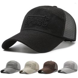 Ball Caps Baseball Cap Sports Solid Colour Sun Hat Casual Fashion Outdoor Mesh Breathable Hip Hop Hats For Men And Women Unisex