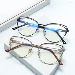 Sunglasses Blue Ray Blocking Anti-Blue Light Glasses Vintage Eye Protection Metal Square Eyeglasses Ultralight Computer Goggles Office