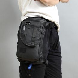 Designer-Men Fanny Waist Pack Waterproof Leg Bag Drop Messenger Shoulder Bags Travel Motorcycle Tactical Chest Pouch Bum Hip Belt 282S