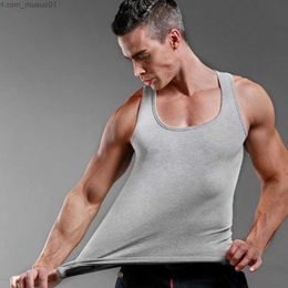 Men's Tank Tops Workout Gym Tank Top Men Muscle Sleeveless Sportswear Shirt Stringer Fashion Clothing Bodybuilding Singlets Fitness VestL2402