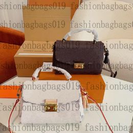 Damier Azur CROISETTE Flag Handle Bag N53000 N41581 N94339 Women Deisgner Leather Business Crochet Handbag With Tassel S-lock Cros2299
