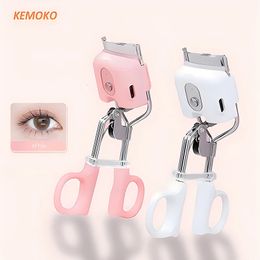 Electric Eyelash Curler Portable Electric Heated Comb Eye Lash Perm Long Lasting Eyelashes Thermal Eyelash Curler Makeup Tools 240219