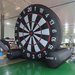 Free door shippings giant inflatable football dart board inflatables soccer darts carnival game