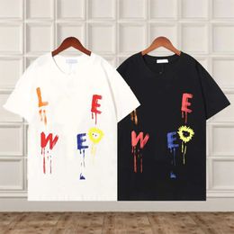 夏の女性TシャツデザイナーTスタートカラフルなグラフィティグラフィックティーコットンティールースショートリーブシャツ