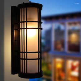 Wall Lamp Large Vertical Outdoor Fixtures For Balcony El Courtyard Art Deco Big Garden Lighting Waterproof Arandela