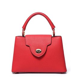 Women handbags top quality Capucines MM BB genuine Taurillon leather handbags large tote bag handbag women BB purses M48864 Calfsk314a